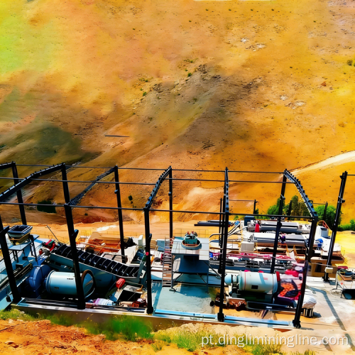 Linha de processamento de minério de ouro de alta capacidade 300t/h